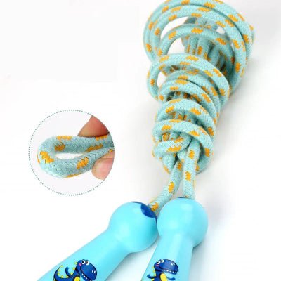 Corde a sauter enfant bleu