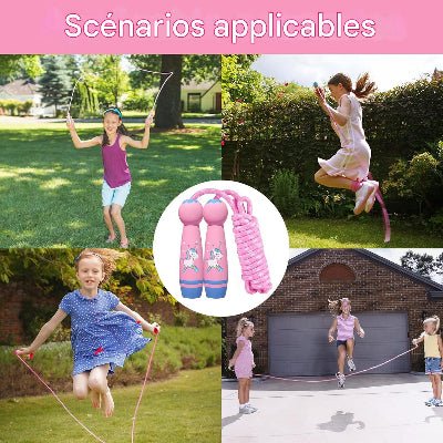 Corde a sauter enfant scenarios applicables
