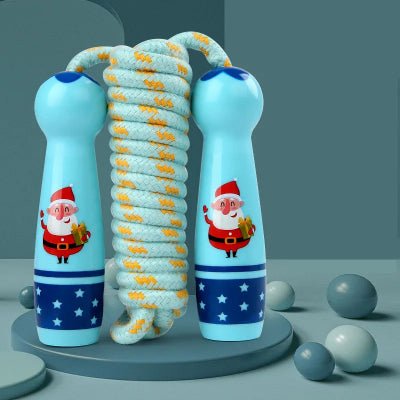 Corde a sauter enfant couleur bleu