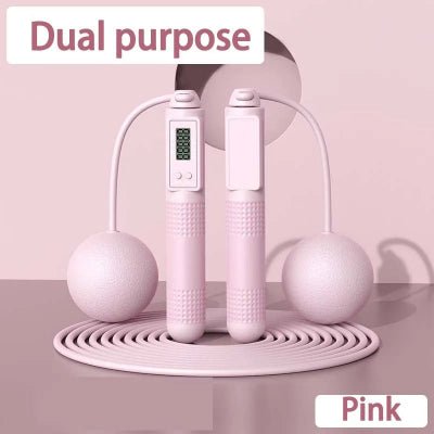  Double usage corde a sauter rose