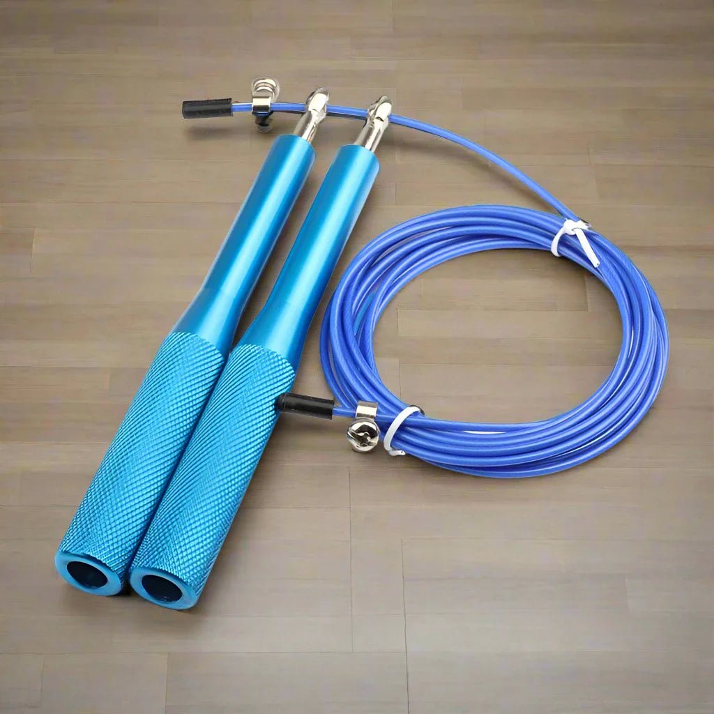 Corde à Sauter - JumpRopeCrossfit™ - Bleu - La Zone Fitness