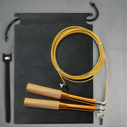Corde à Sauter - JumpRopeCrossfit™ - Or - La Zone Fitness