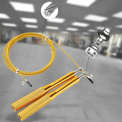 Corde à Sauter - JumpRopeCrossfit™ - Or - La Zone Fitness