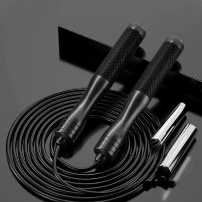 Corde a sauter noir avec poids