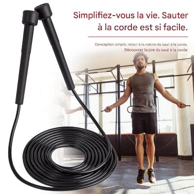 homme fait corde a sauter montre joie bienfaits saut corde
