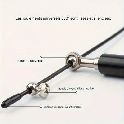 Roulement universels silencieux corde a sauter