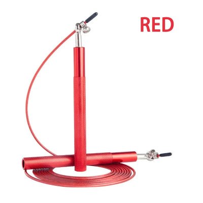 Corde a sauter couleur rouge metallique