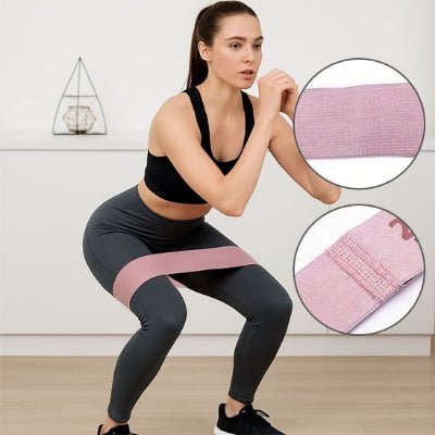 Elastique musculation femme squat