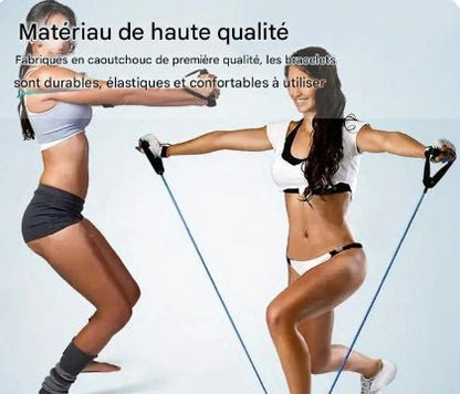 Elastique musculation haute qualite femme exercice