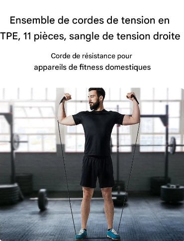 Elastique musculation ensemble onze piece