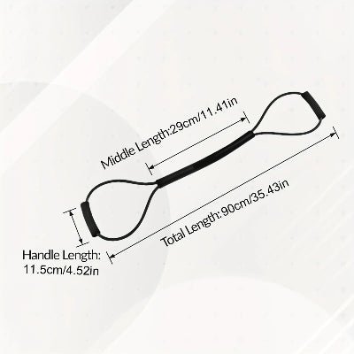 Élastique musculation dimension-cable poignee