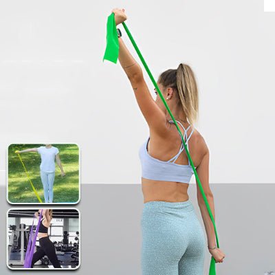 Élastique musculation femme salle de sport