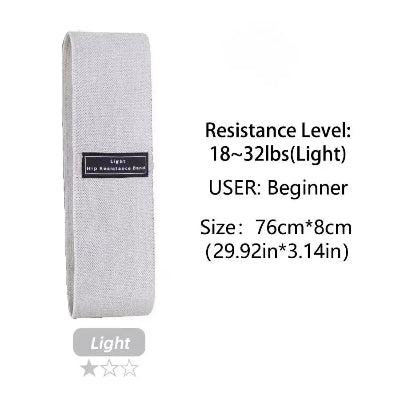 Elastique musculation gris resistance legere