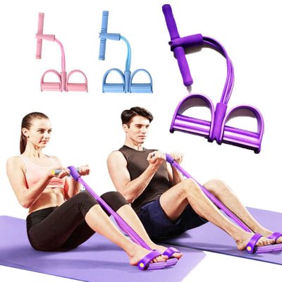 Élastique musculation couple flexion bras