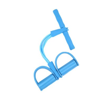 Élastique musculation bleu quatre tubes resistance