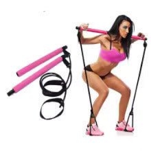 elastique musculation rose femme squat