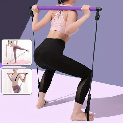 Elastique musculation fitness femme squat