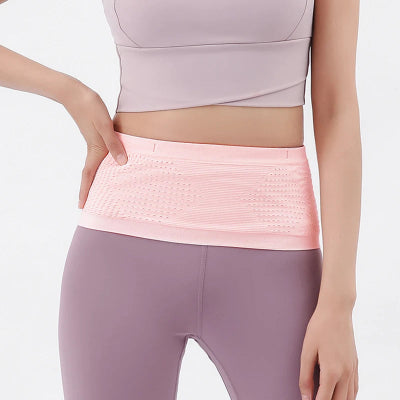 Femme sac banane rose