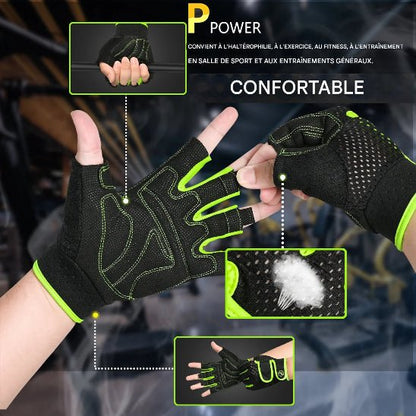 Gant musculation confortable respirant