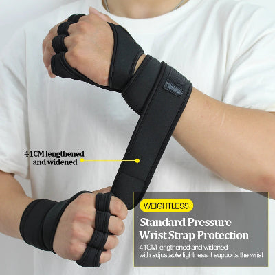 Gant musculation avec protection des poignets