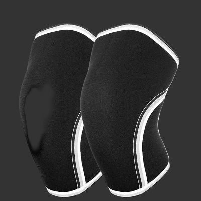 genouillere sport noir blanc