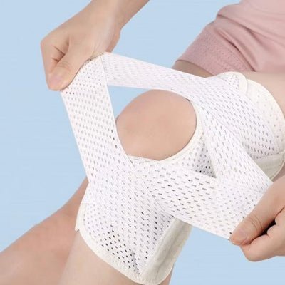 Genouillere sport blanche