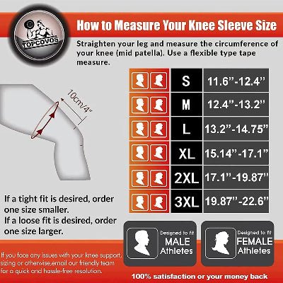 Genouillere sport grandeurs