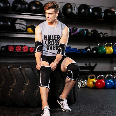 genouillere sport homme salle crossfit