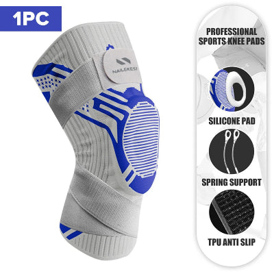 Genouillere sport professionnel bleu