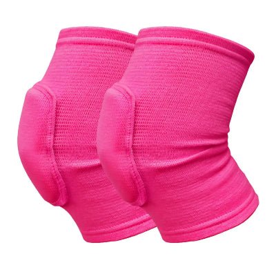 Paire genouillere sport couleur rose fuchsia