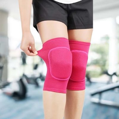 Genouillere sport rose femme gym