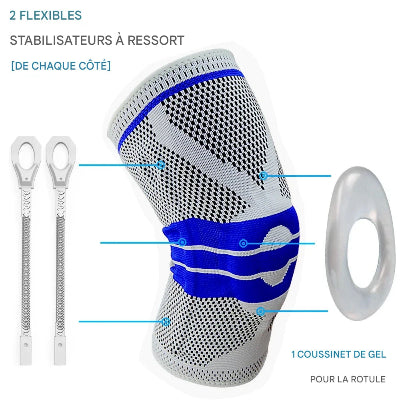 Genouillere sport stabilisateurs ressort