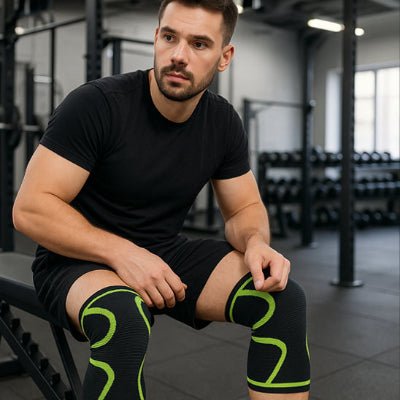 Genouillere sport homme salle sports