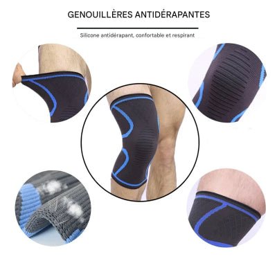 Genouillere sport tissus antiderapant