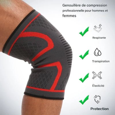 Genouillere sport elastique confortable respirante