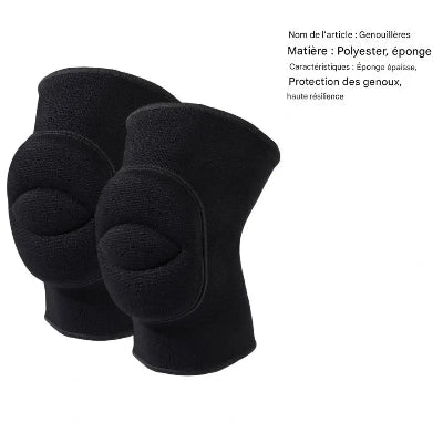 Genouillere sport montre materiaux caracteristiques