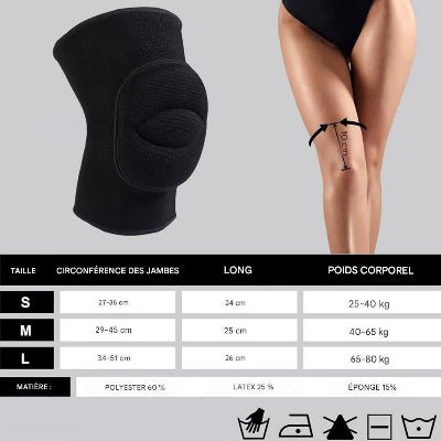 Genouillere-sport-grandeur-materiaux