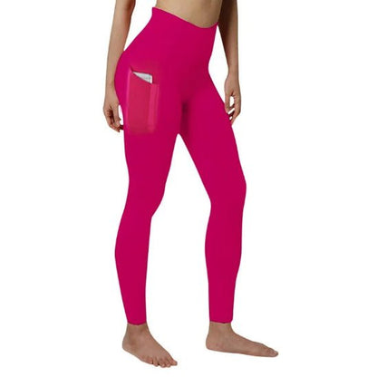 Legging femme couleur rose