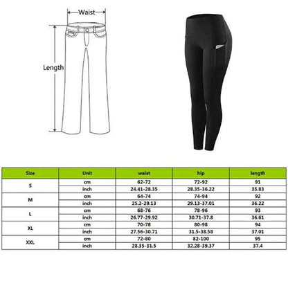 Legging femme guide des tailles