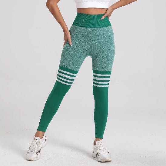 Legging sport femme vert vue avant