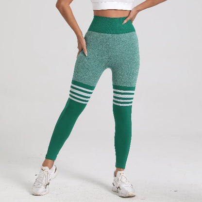 Legging sport femme vert vue avant