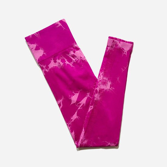 Legging sport femme rose vif