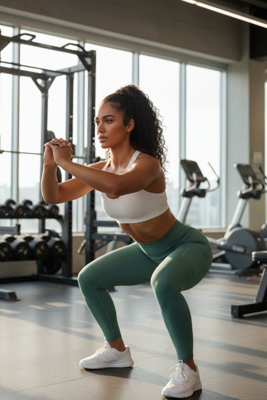 Legging sport femme squat libre gym