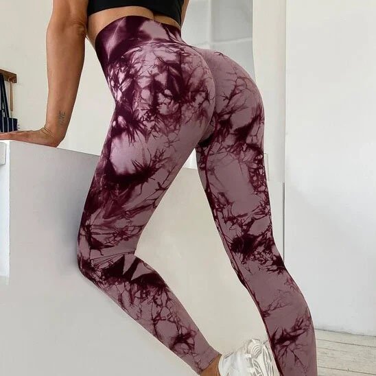 Legging sport femme rose