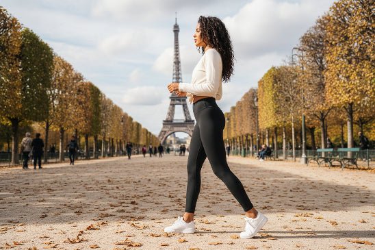Legging sport femme marche parc paris