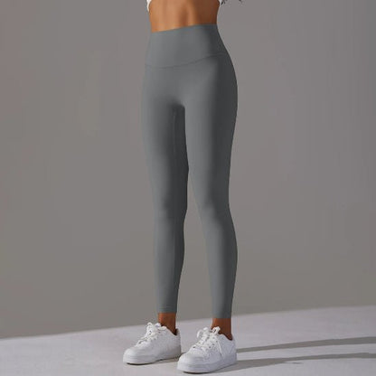 Legging sport femme gris vue avant