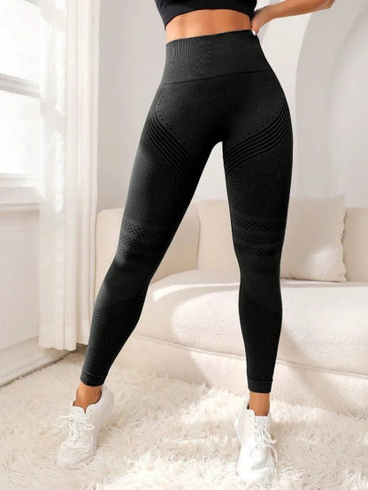 Legging sport femme noir vue devant