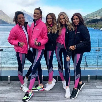 Legging sport groupe de femme