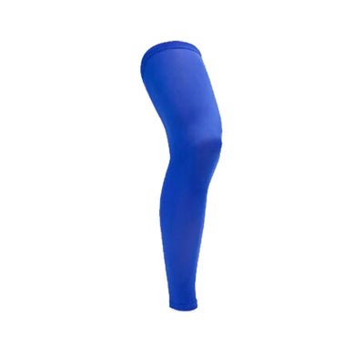 Manchon de compression jambes bleu