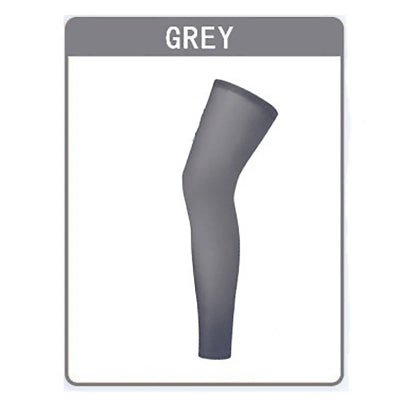 manchon de compression jambes gris
